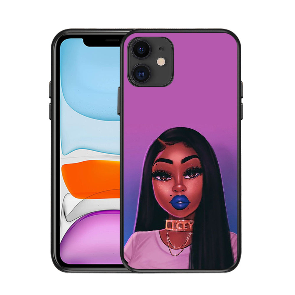 Black girl phone case Black girl phone case